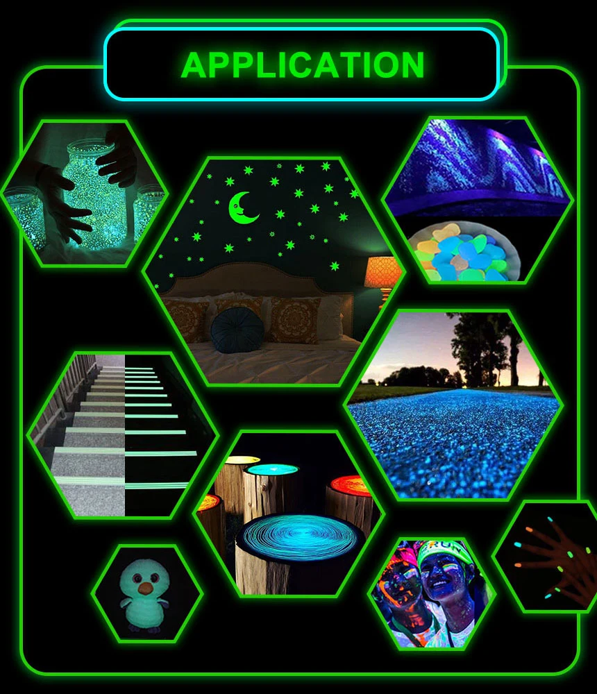 Glow in The Dark Photoluminescent Masterbatch for Plastic Injection