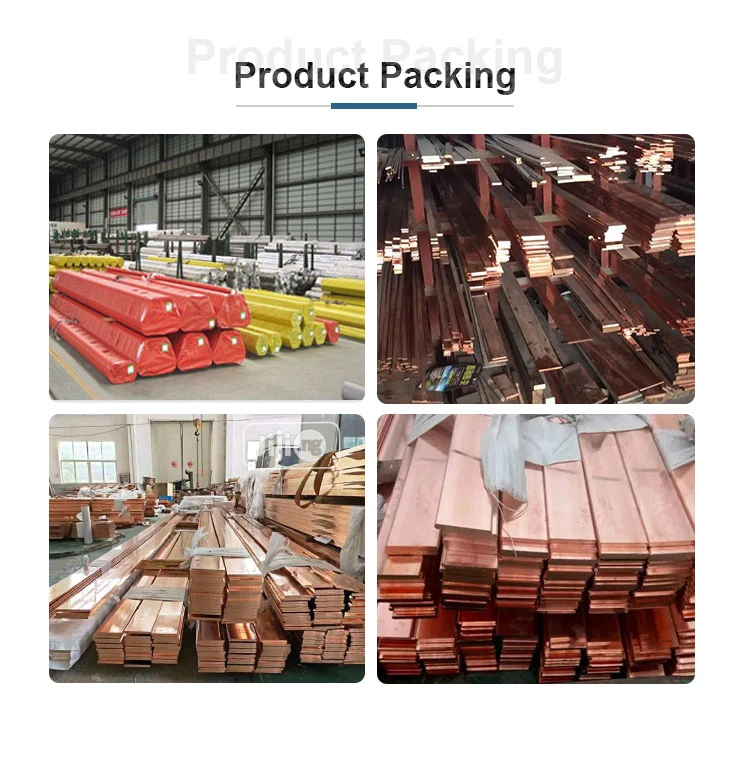 Copper Bar/ Copper Rod Busbar/ Square Round Flat Copper Busbar/C11000 C1100 Pure Copper Bar/ Brass Bronze Rod Bar