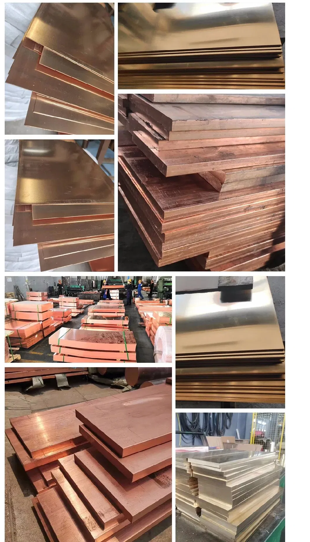 C14500 Tellurium Copper Sheet Plate High Precision Machining 99.9% Purity High Quality Copper Sheet