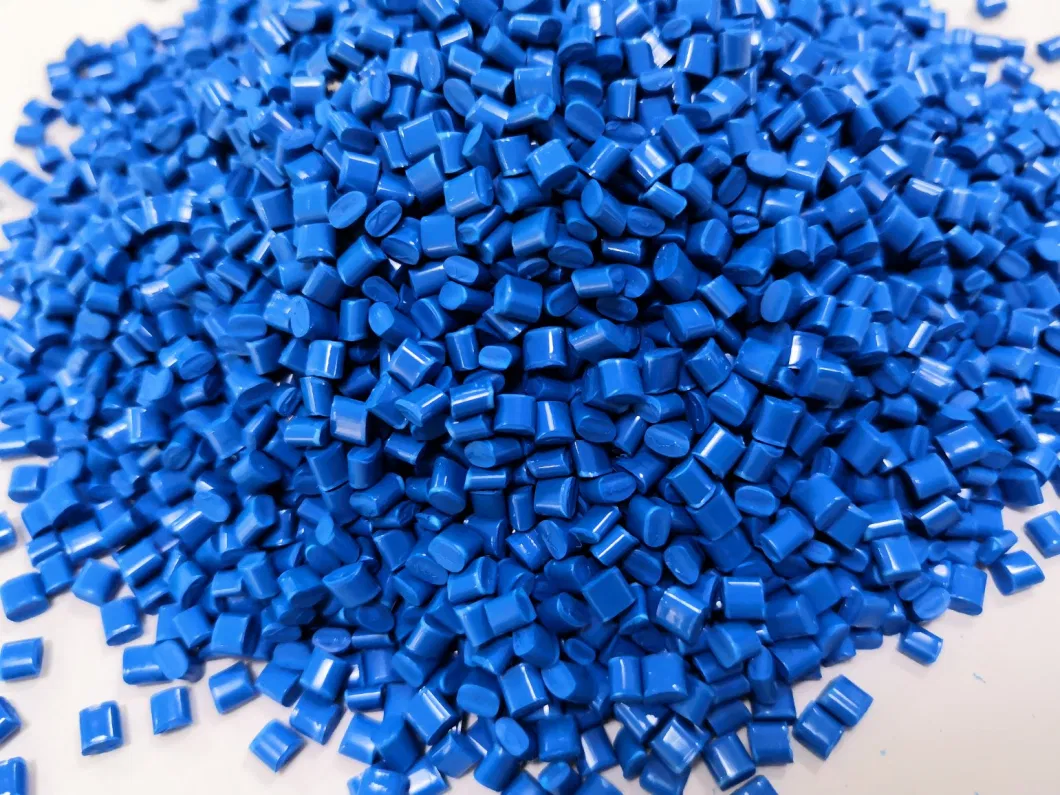 Blue PP, PE, ABS, PA, PBT HIPS Plastic Pigment Granule Foaming Masterbatch