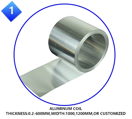 Chinese Factory 1050 5052 6061 H14 Aluminum Steel Coil Mirror Aluminum Coil