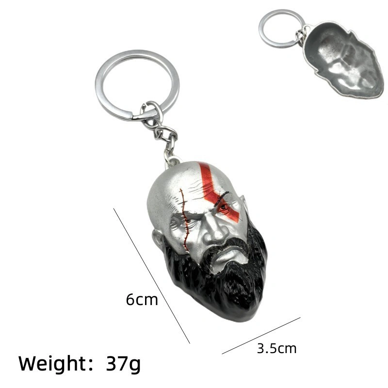 New Game Peripheral God of War Axe Keychain Weapon Model Pendant