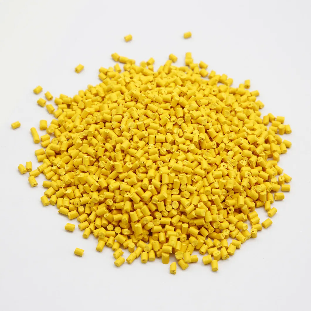 Golden PP, PE, ABS, HIPS Plastic Pigment Granule Foaming Masterbatch