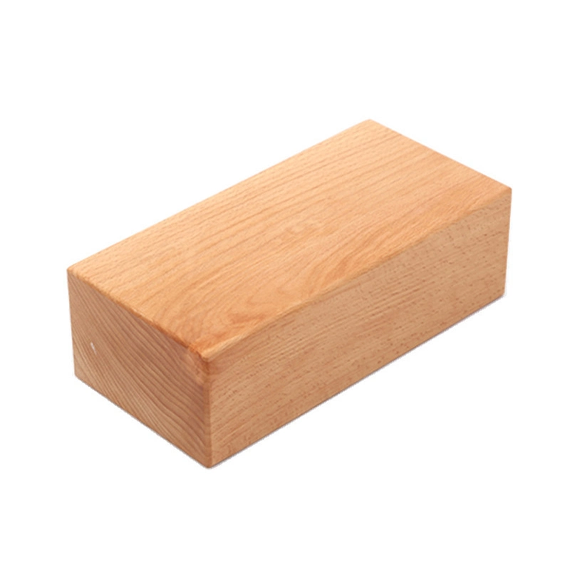 Custom Sustainable Heavy Anti Slip Inspirational Wood Yoga Block