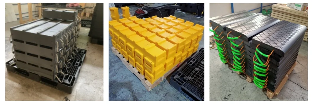 Anti-Slip Engineering UHMWPE Plastic Cribbing Blocks