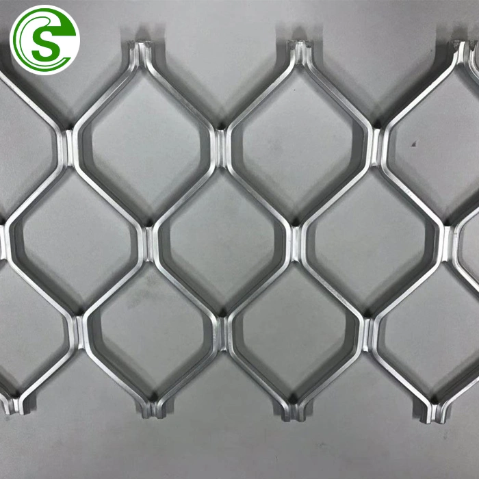 Export 1.22m Wide Aluminum Amplimesh Silver Color Guangzhou Factory