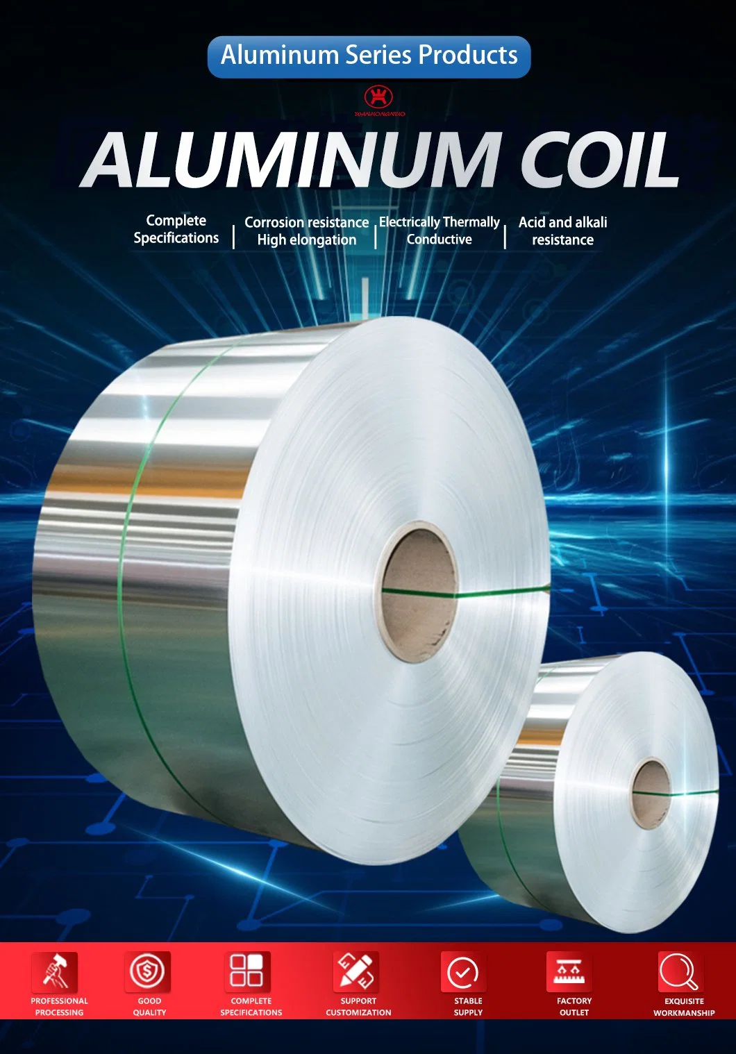 Good Price 5754 6061 7075 H14 Mirror Aluminum Coil Aluminum Steel Coil Aluminum Coil