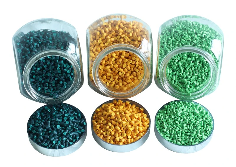 PP Granules Yellow Blue Color Masterbatch for Plastic