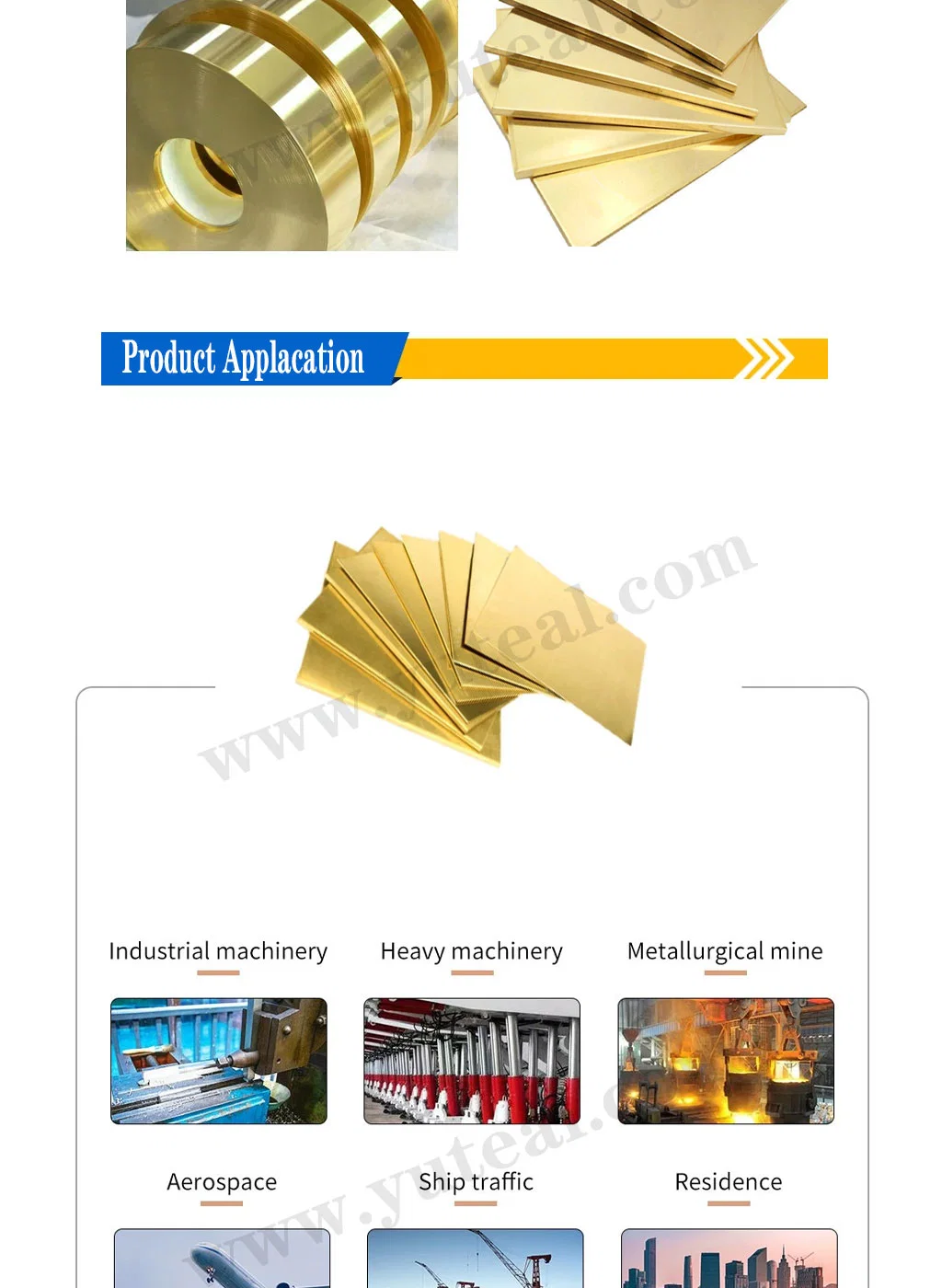 Fast Delivery 3mm-8mm Brass Plate/Plate H63 H65 High Quality Brass Sheet