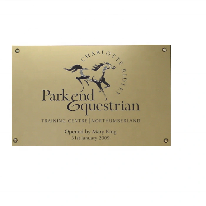 Manufacturer Supply Custom Memorial Metal Plaques Bronze Plaques