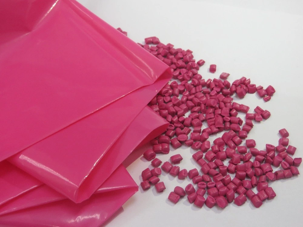 Pink Color Plastic Masterbatches for PP/PS/ABS/PE/PBT/EVA/PVC/PC/Pet