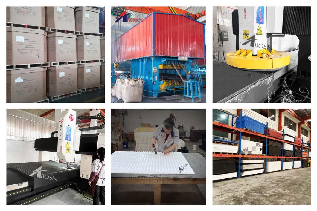 Anti-Slip Engineering UHMWPE Plastic Cribbing Blocks