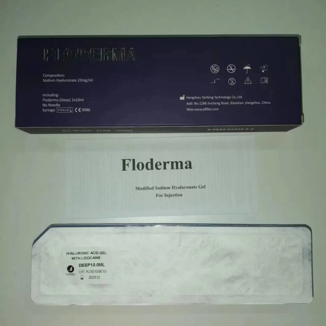 High Quality Facial Injectable Dermal Filler Hyaluronic Acid Gel Deep Filler 10ml