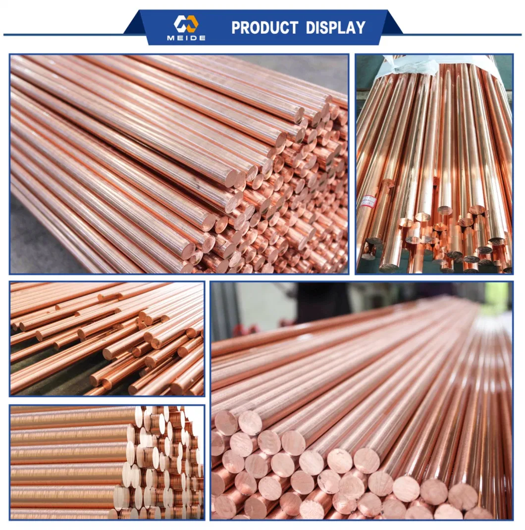 High Quality Purple Copper Round Bar C10100 Copper 8mm Beryllium Copper Rod