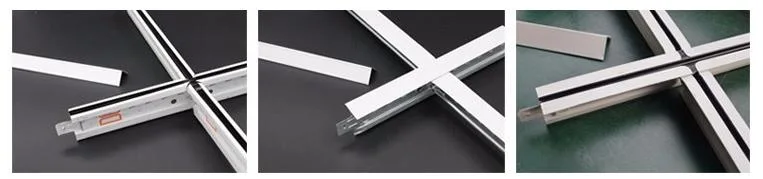 Compomen False Suspended T Grid Ceiling Manufacturer Main Runner Cross Ee Suspended Ceiling T Grid with Black Line