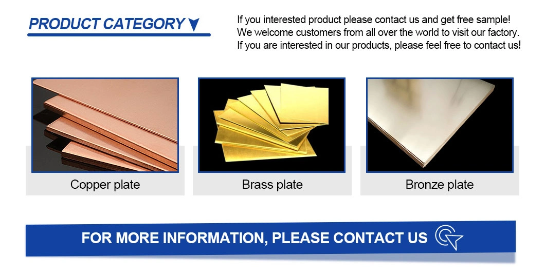 4X8 99.99% C10100 C10200 C10300 C10400 C10500 C10700 C10800 C10910 10920 Bronze Brass Copper Plate Sheet