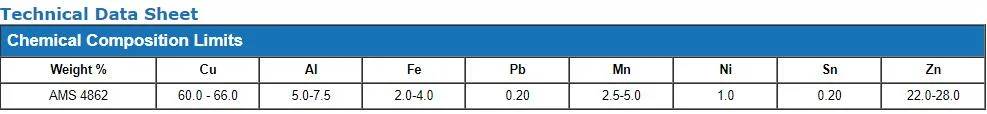 SAE430b Manganese Bronze Flat/Round Bar