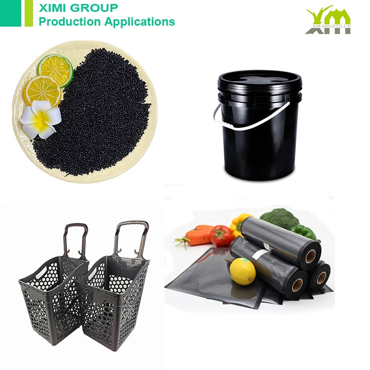 Wholesale Carbon Black Color Masterbatch PP PE LDPE HDPE Pellets Black Masterbatch Ximi Black Masterbatch for Film Plastic