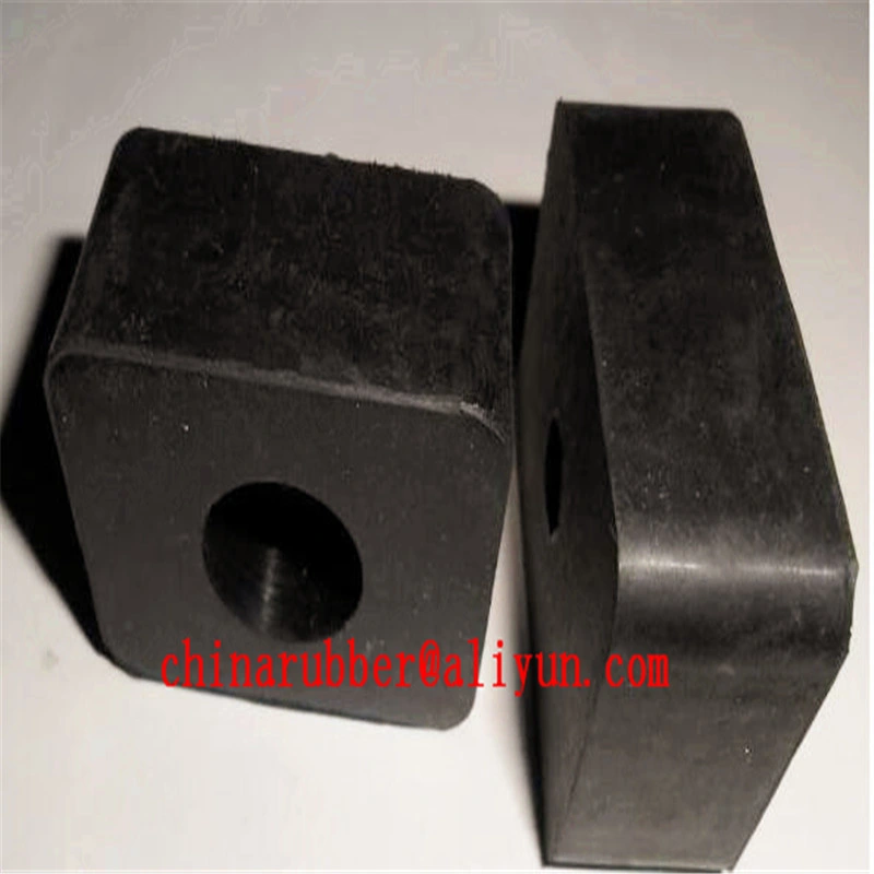 Anti Slip Sound Insulation Rubber Silent Solid Natural Rubber Bumper Block