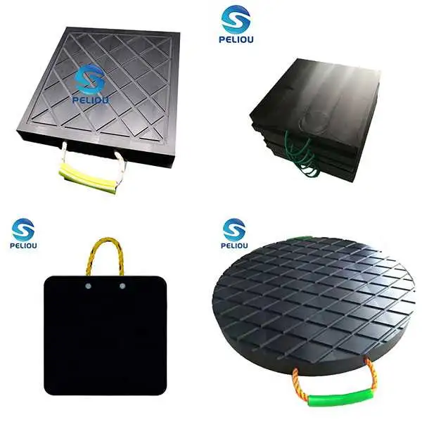 UHMWPE Anti-Slip Solid Plastic Blocks Customized Safety for Crane Boom Outrigger Pads