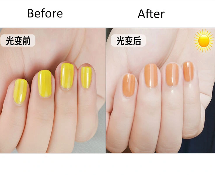 Effect Pigment Photochromic Paint Pigment Under Sunlight UV Light Color Change for Nails Ink