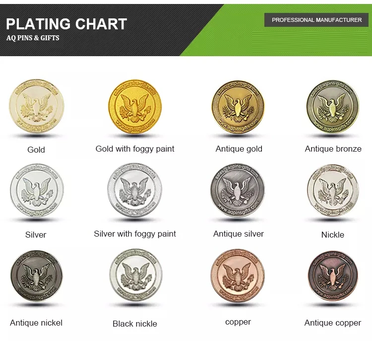 Professional Challenge Metal Soft Enamel Wave Edge Coins at Factory Price China Antique Challenge Award Coin (185)