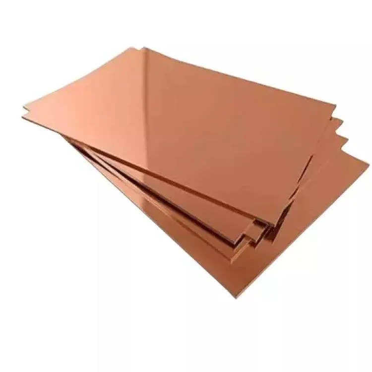 Cathode/ Copper Sheet/Plate 99.99% Manufacturer Electrolytic Copper Pure Plate Copper Cathode Tinned Clad Copper Sheets 1 Ton 42