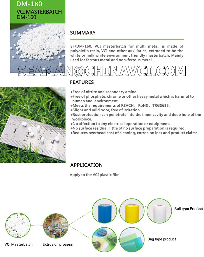 Vci Rustproof / Antioxidant Resin Masterbatch, Vci Masterbatch for Corrosion Protection Films and Bags, Vci Resin for Vci Film