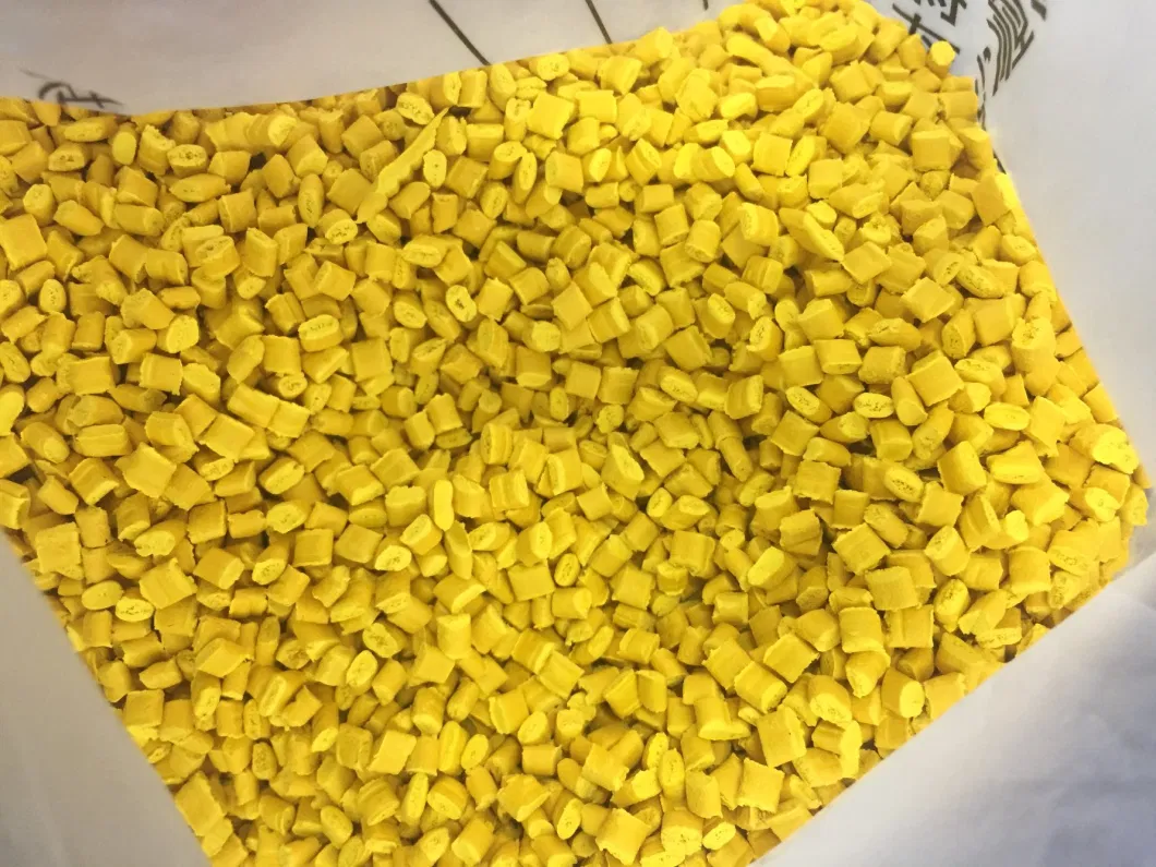 PP Granules Yellow Blue Color Masterbatch for Plastic