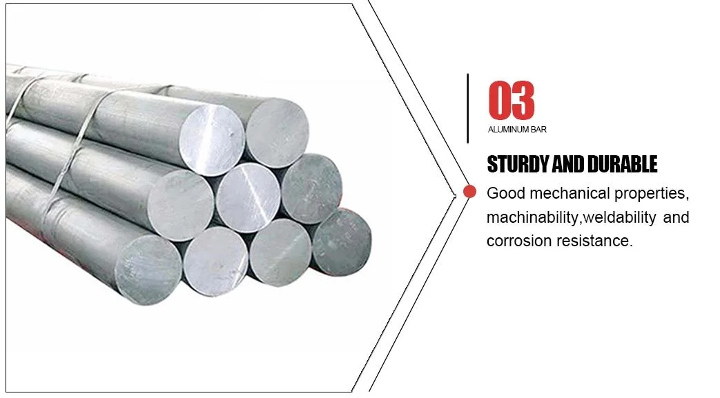 3003 T6 Smooth Casting Extrusion Alloy Aluminum/Aluminium Bar Anodized Solid Round Rod Forged Aluminum Billet for Construction with Advantage Price
