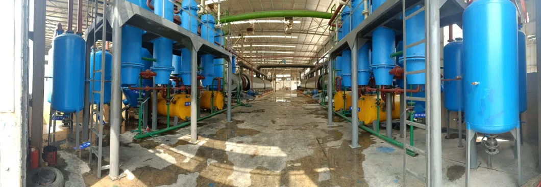 Waste Rubber to Renewable Energy Recycling Machine Continuous Pyrolysis Reactor