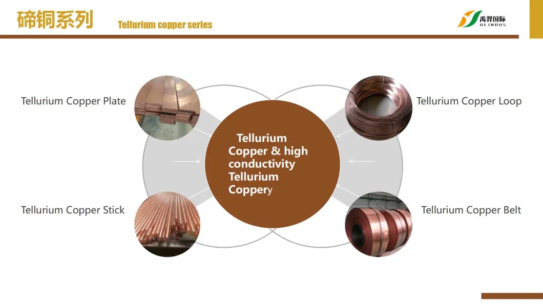 C14500 Tellurium Copper for Welding Plasma Nozzle Raw Material