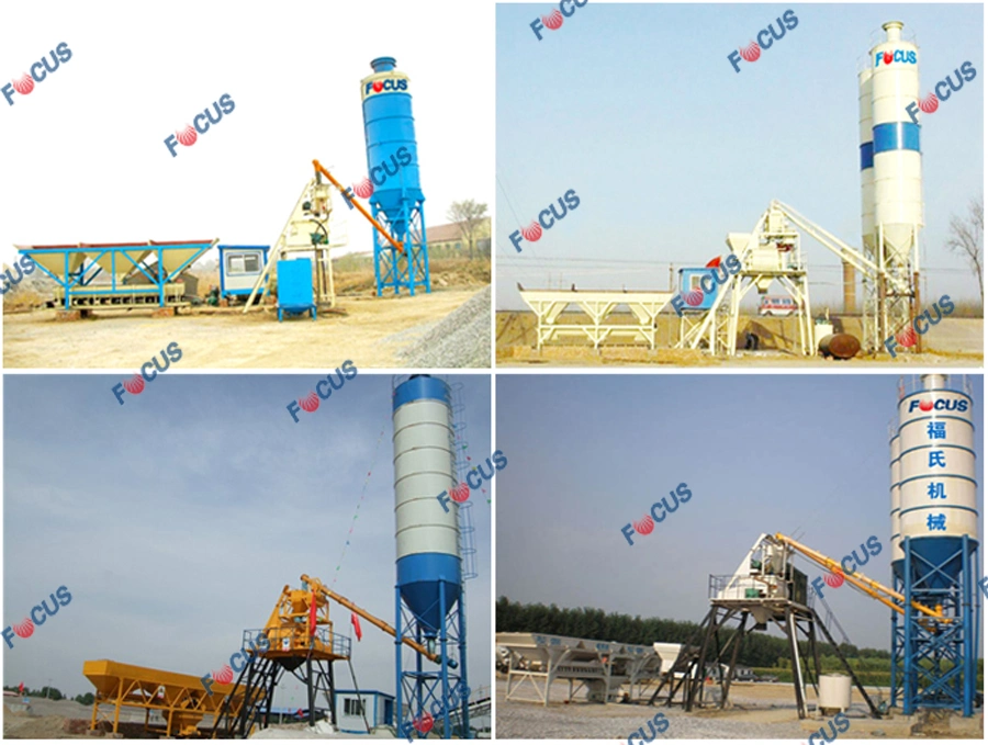 Hzs25 25m3/H Small Concrete Batching Plant for Sale