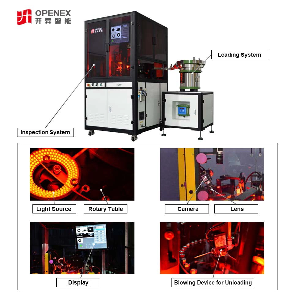 High Efficiency Rapid Full Inspection Optical Inspection System Sorting Machine for Screw Parts