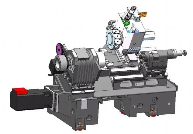 CNC Lathe Machine Hard Way Turning and Milling Machine with Y Axis