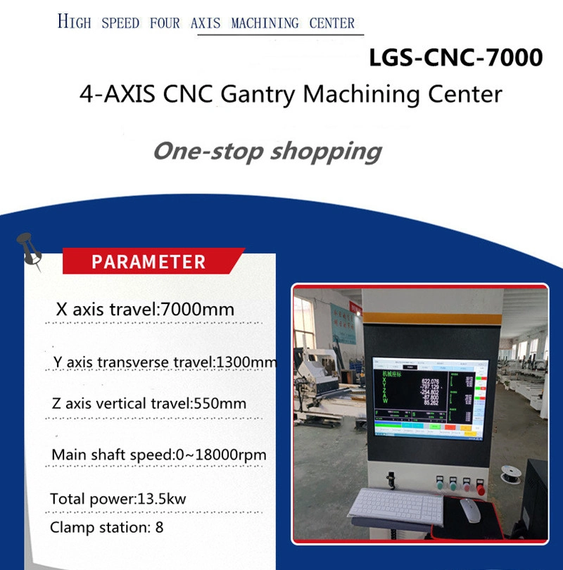 4 Axis Horizontal and Vertical CNC Machining Center for New Energy Vehicles