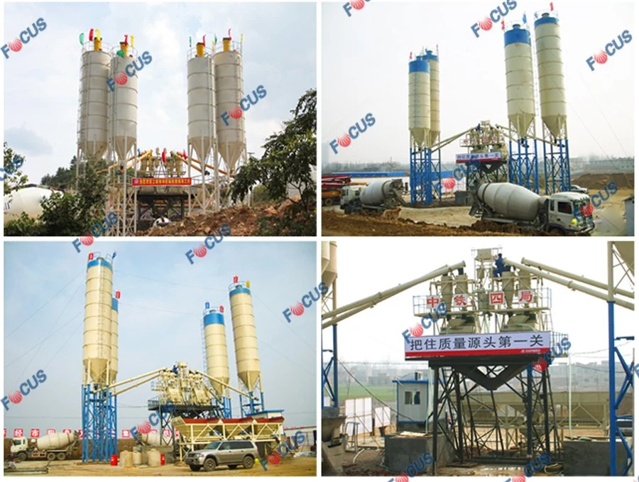 Hzs35 Small Concrete Mixing Plant Price