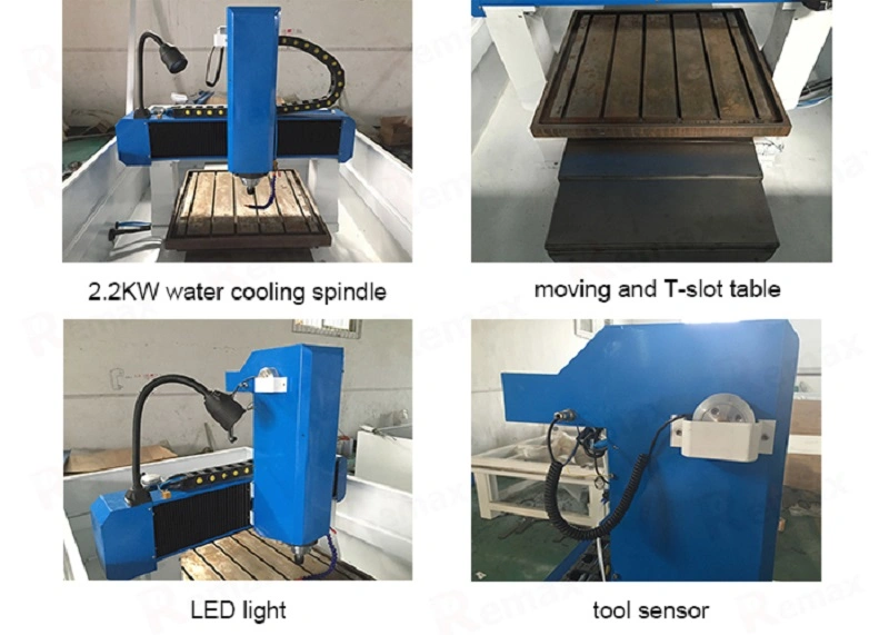 Mini 4040 CNC Router Metal Sheet Mold Milling and Engraving Machine