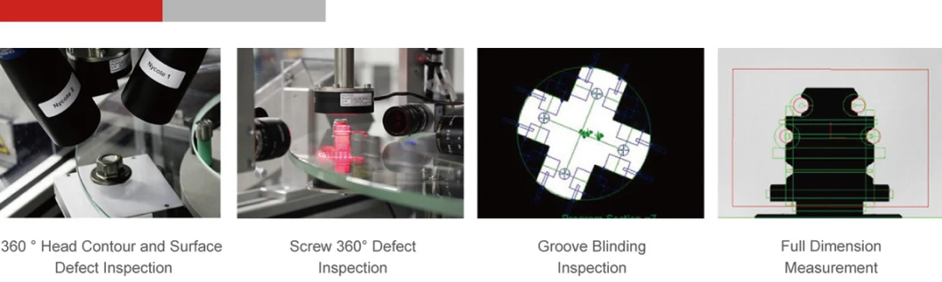 High Efficiency Rapid Full Inspection Optical Inspection System Sorting Machine for Screw Parts