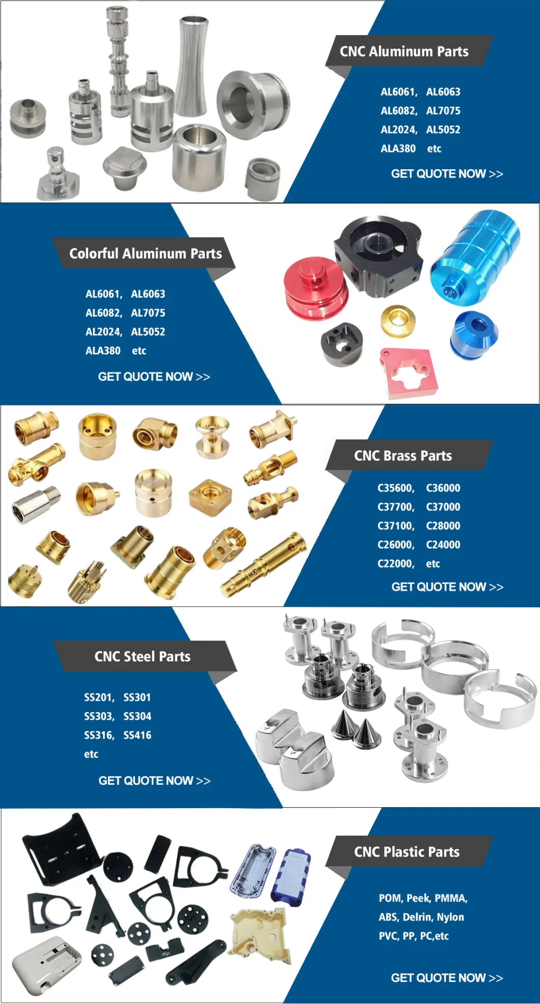 Custom or Standard Low Price Rapid Prototyping CNC