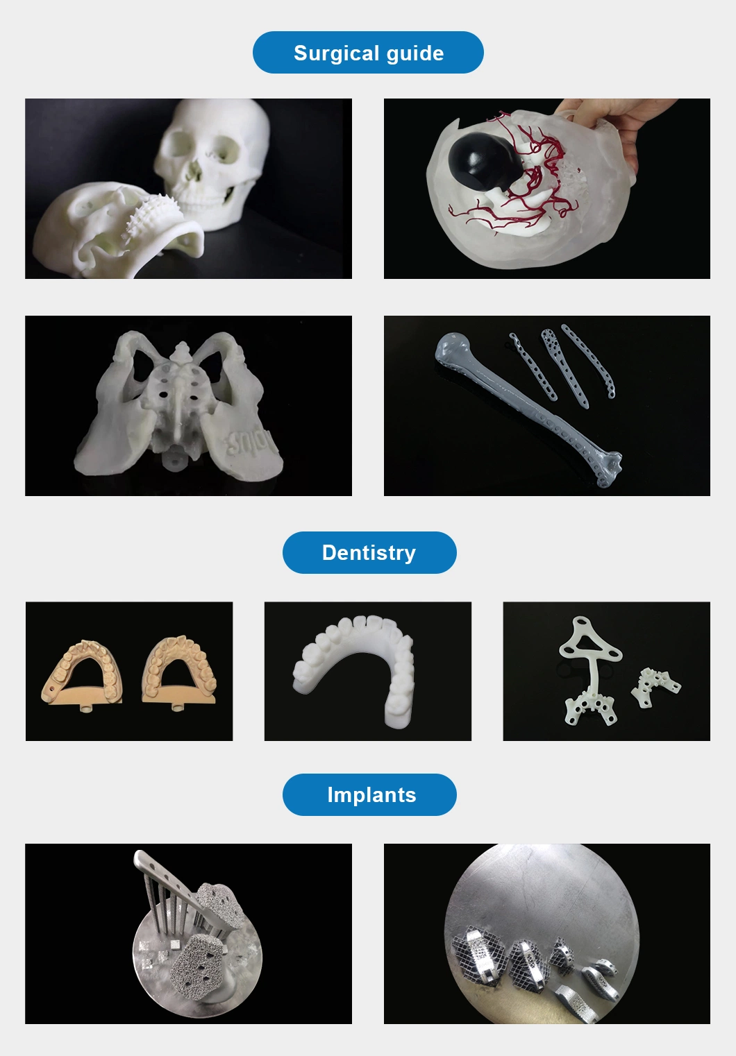 Medical Supplies Heart Model New Technology 3D Printing Service Soft Rubber Material Heart