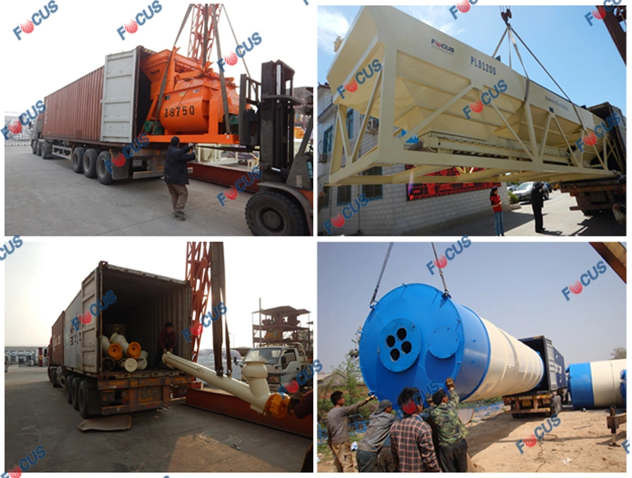 Hzs35 Small Concrete Mixing Plant Price