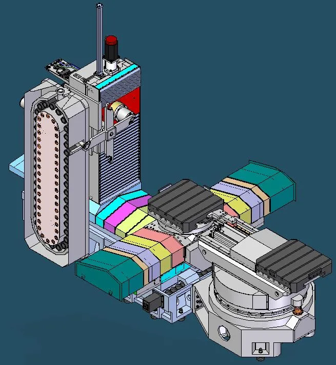 Horizontal CNC Milling Machine 100h Horizontal Machining Center Price China