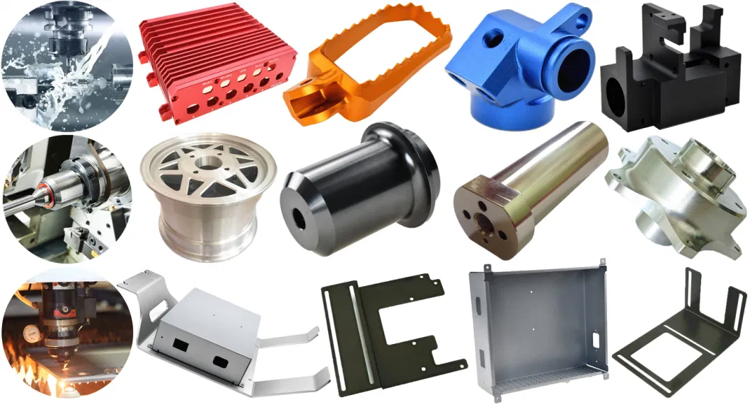 Precison Anodizing Aluminum Metal Parts Prototype by CNC Machining