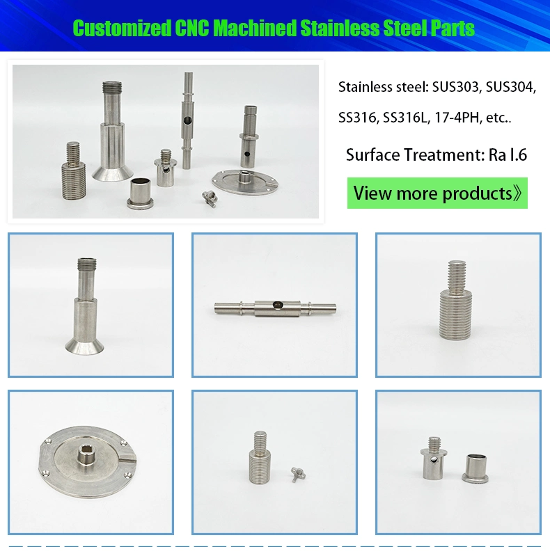 High Quality Rotary Machining Parts Metal Shaft Micro Tolerance 0.005 CNC Milling Small Manufacture of Stainless Steel Products