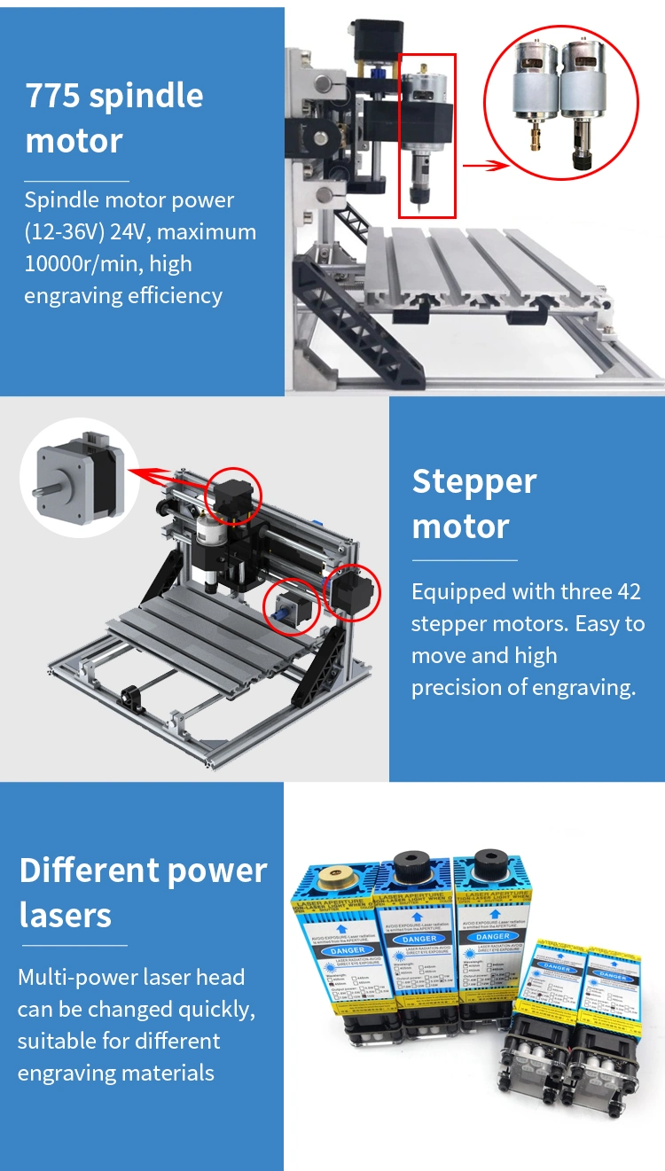 Mini CNC Laser Portable Engraving Machine for Glass and Plastic