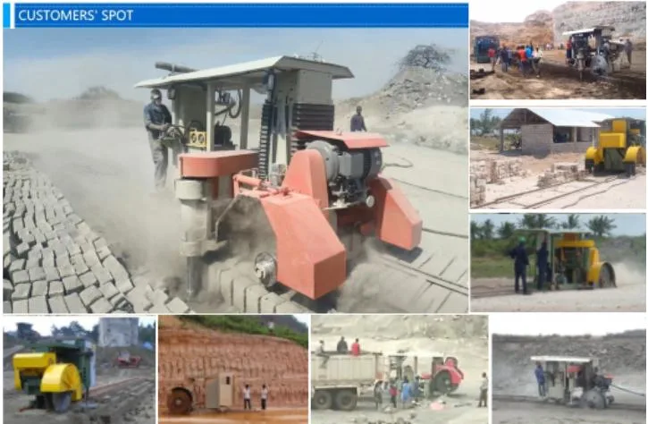 Limestone Quarry Machine for Getting Cuboid Blocks Hualong Hkss-1400 Milling Machine