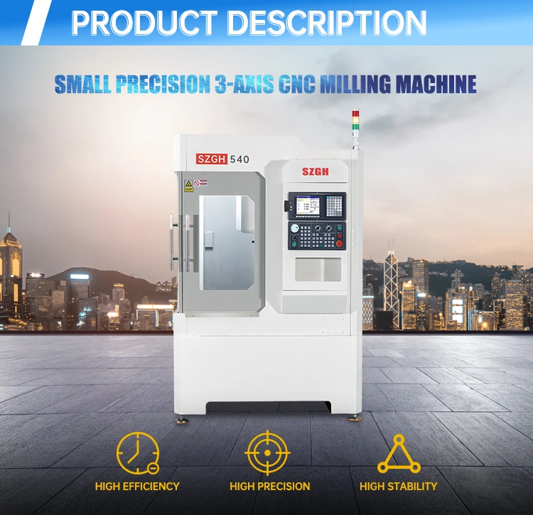 Szgh Mini Metal CNC Turret Engraving and Milling Machine Price