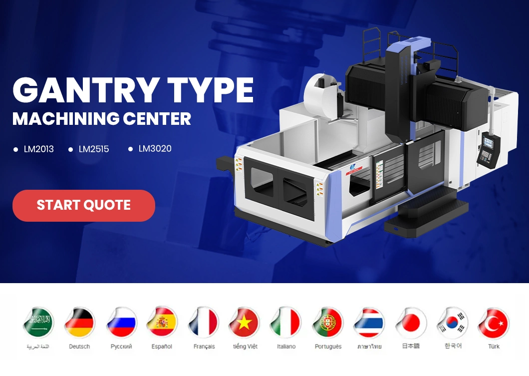 Jtc Tool CNC Horizontal Turning Center OEM Fanuc CNC Control System Precision Parts Machining Center Lm2515 China 5 Axis Gantry Milling CNC Machining Center