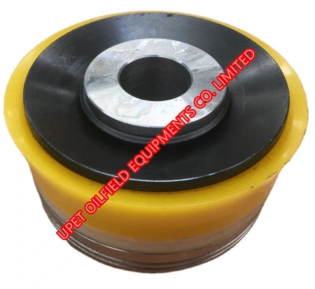 6&prime;&prime; Urethane Bonded Piston, (Orange Color Rubber) Part Number: Llu60b15